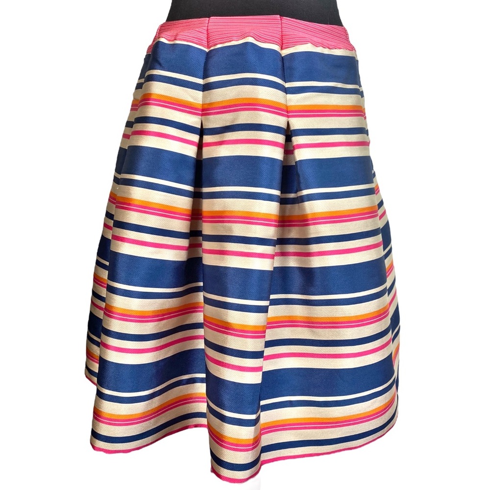 ESSENTIEL ANTWERP ☆ Striped Box Pleated Skirt ☆ Made in Italy ☆ Size 40 / US 6